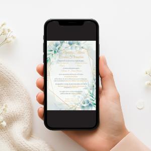 Invitație Digitală Nuntă „Pastel Dream” - Personalizată și rapidă