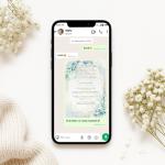 Invitație Digitală Nuntă „Pastel Dream” - Personalizată și rapidă