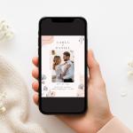 Invitație Digitală Nuntă „Whispers of Love” - Personalizată și rapidă