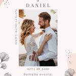 Invitație Digitală Nuntă „Whispers of Love” - Personalizată și rapidă