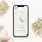 Invitație Digitală Nuntă „Wedding Chapter” - Personalizată și rapidă