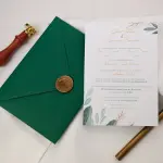 Invitație Nuntă, Model Evergreen Charm