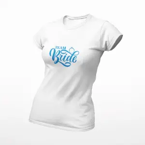 Tricou „Team Bride” Personalizat – Perfect pentru Petrecerea Burlăcițelor