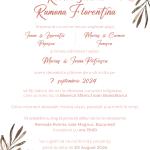 Invitație Digitală Nuntă „Blush Blooms” - Personalizată și rapidă