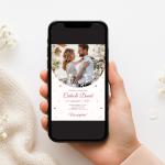 Invitație Digitală Nuntă „Sweet Hearts” - Personalizată și rapidă