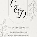 Invitație Digitală Nuntă „Wedding Chapter” - Personalizată și rapidă