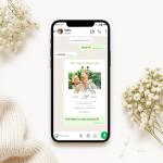 Invitație Digitală Nuntă „Love in Bloom” - Personalizată și rapidă