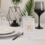 QR Moments Auriu – Premium din Plexiglas cu Autocolant