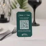QR Moments Verde – Premium din Plexiglas cu Autocolant