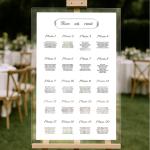 Opis Nuntă – Model Simplu pe Plexiglas Transparent